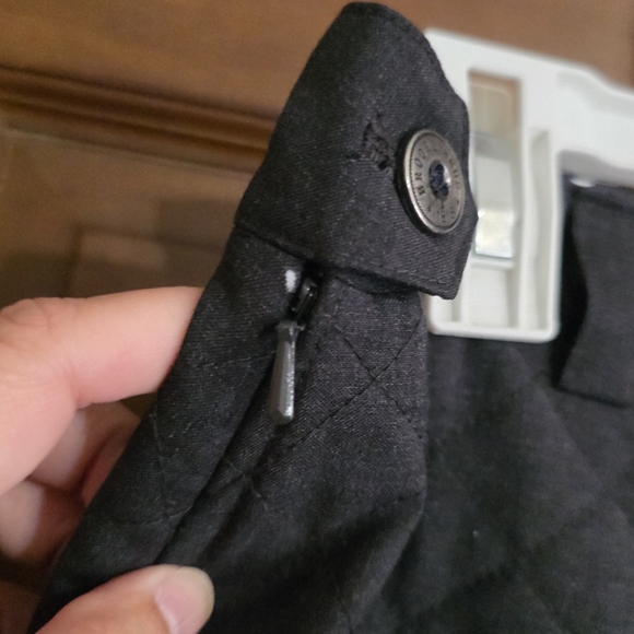 Brooks Brothers 1818 Quilted Wool Mini Skirt Navy Size 8 - Picture 7 of 12